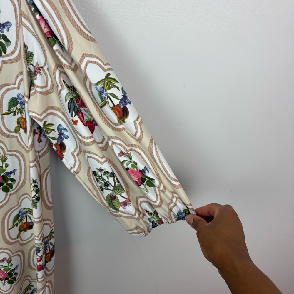 SMITH & QUINN The Brooks Dress Fruit Patch Italian Matte Stretch Fabric - Picture 7 of 9
